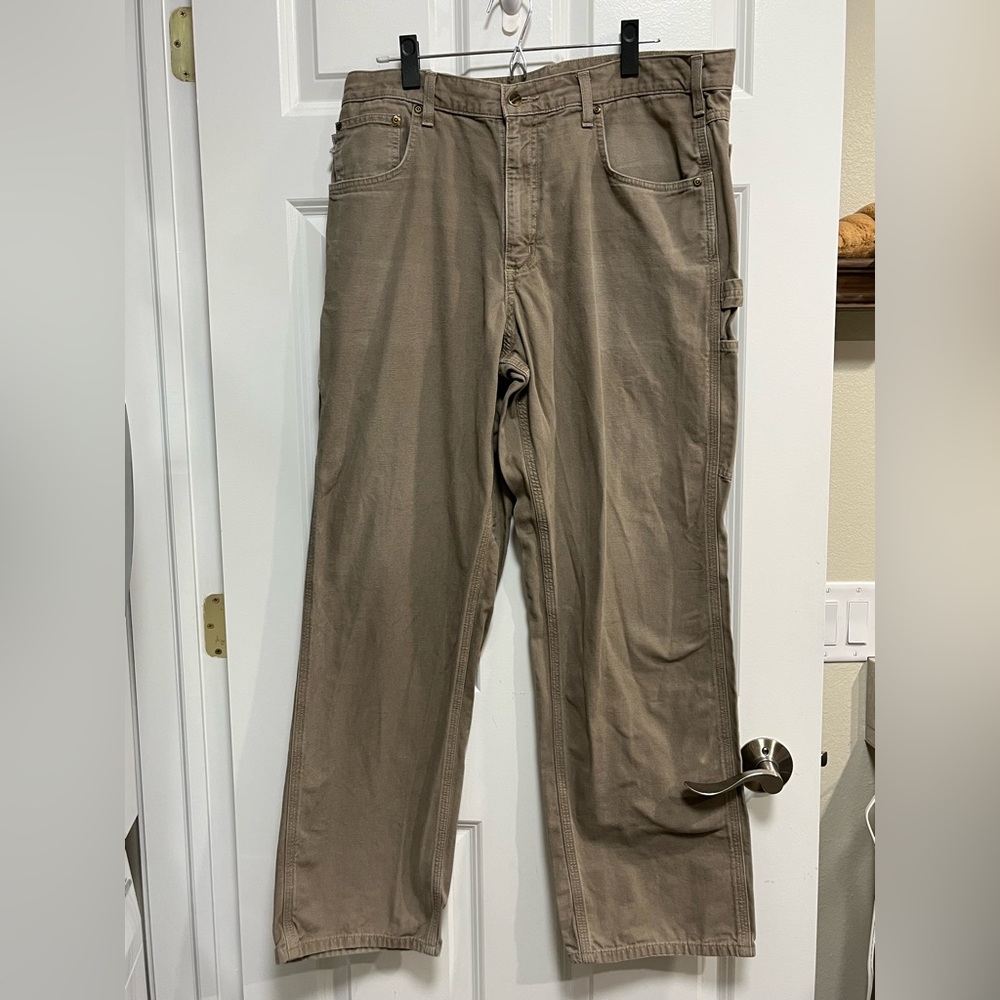 Carhartt Men’s Loose Fit Canvas B159 GKH Khaki Pants